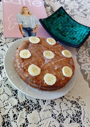 A picture of Guten free banana almond cake.