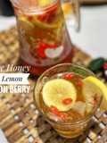 Iced Honey Lemon Goji Berries