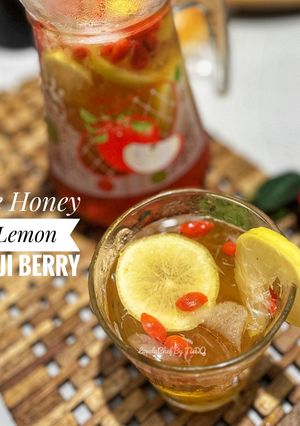 Foto resep Iced Honey Lemon Goji Berries
