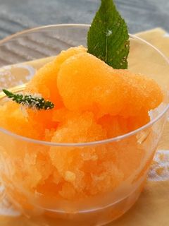 Une photo de Sorbet au melon