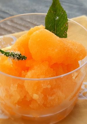 Une photo de Sorbet au melon