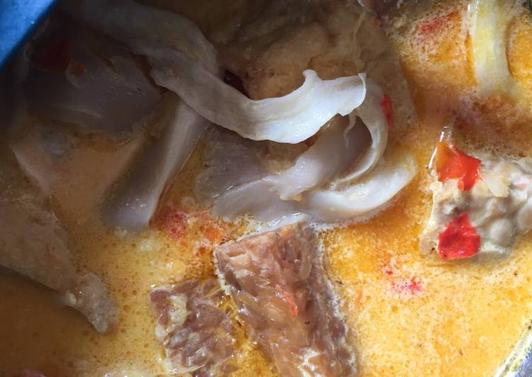Resep Gulai tahu tempe jamur tiram yang Sempurna