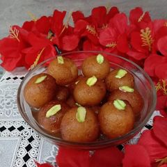 A picture of #BCR Gulab jamun.