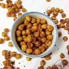 Una foto de Snacks de garbanzos. Receta saludable
