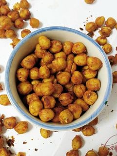 Una foto de Snacks de garbanzos. Receta saludable
