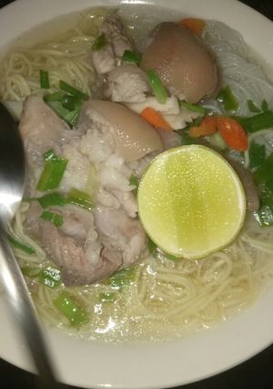 Hình của món Mì giò heo.
