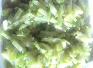 Foto resep Oseng Labu hijau dan bonteng
