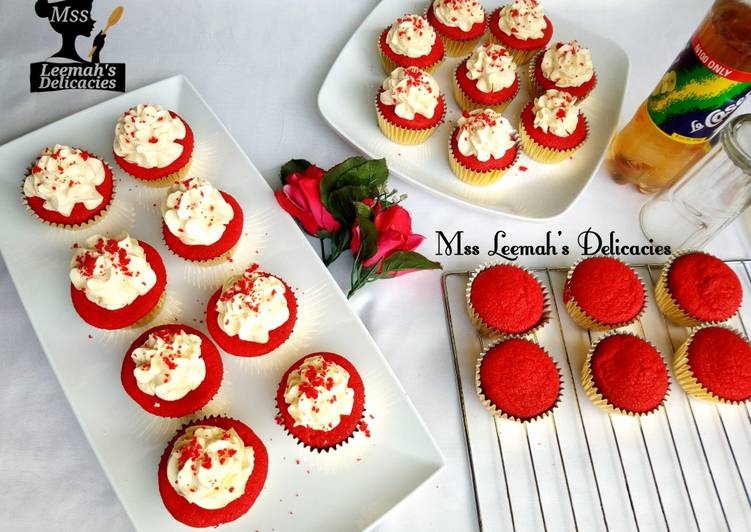 Steps to Prepare Perfect RVC (Red Valvet Cupcake)