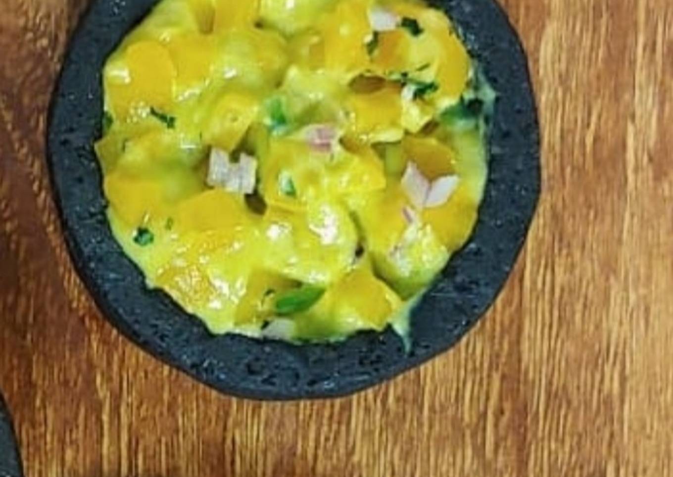 🥑Guacamole de mango. 🥭