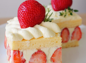 รูปของ Japanese Strawberry Shortcake เค้กสตรอว์เบอร์รี่ครีมสดญี่ปุ่น