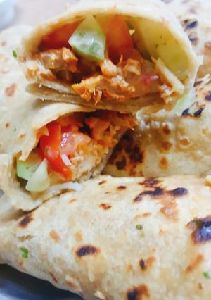 A picture of Whole Wheat Bread Shawarma #ramadankitayari.