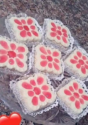 صورة لوصفة صابلي بريستيج على شكل وردة بنكهة الفراولة