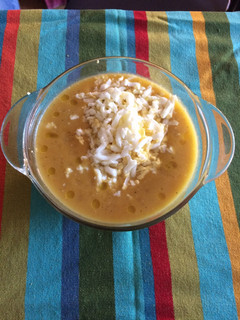 Una foto de Puré de calabaza