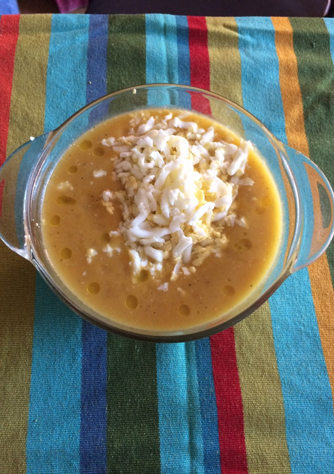 Una foto de Puré de calabaza