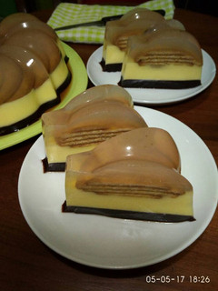 Foto resep Puding Marie Regal 3 Lapis