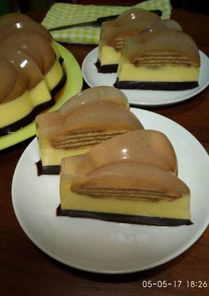 Foto resep Puding Marie Regal 3 Lapis