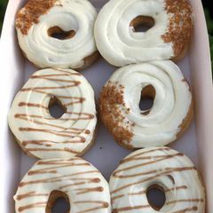 Ring glazed doughnuts A picture of Ring glazed doughnuts.
