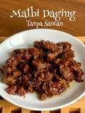 Malbi Daging Tanpa Santan