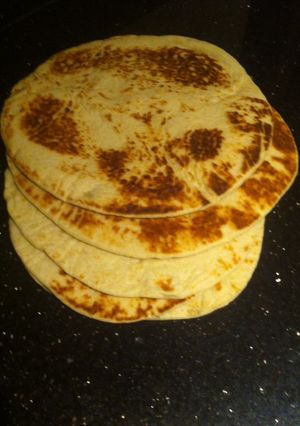 A picture of Chawarma bread !.