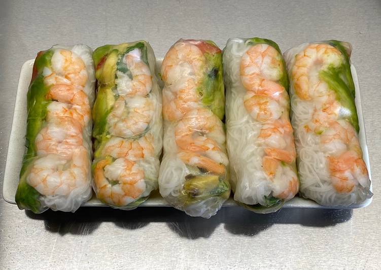 Easiest Way to Prepare Super Quick Homemade Vietnamese summer rolls