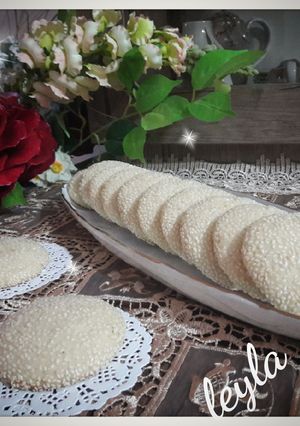 عکسی از دستور کلوچه کنجدی