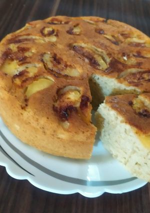 عکسی از دستور کیک سیب دارچین