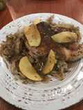 Pork with Apples, Cabbage, and Fennel