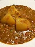 Lentejas guisadas con verduras
