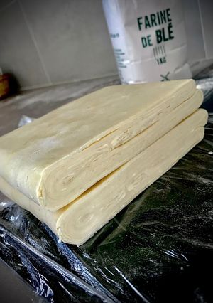 Une photo de Pâte feuilletée inversée