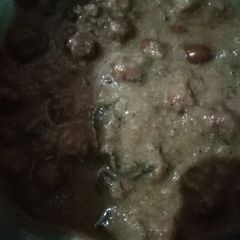 A picture of Black Chana gravy.