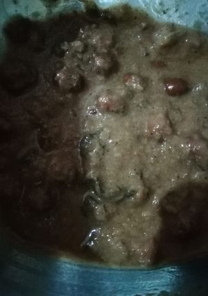 A picture of Black Chana gravy.