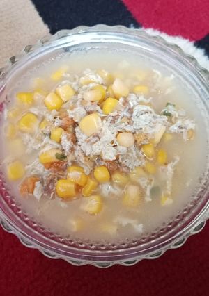 Foto resep Sup Telur Kepiting Jagung #alamami