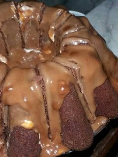 صورة لوصفة كيكة الشوكولا بالجوز