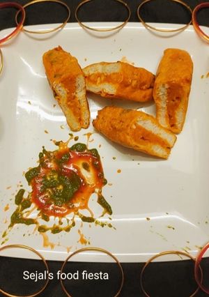 A picture of Bread pakoda.