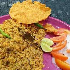 A picture of Masoor Pulao.