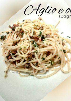 Foto resep Spaghetti Aglio E Olio