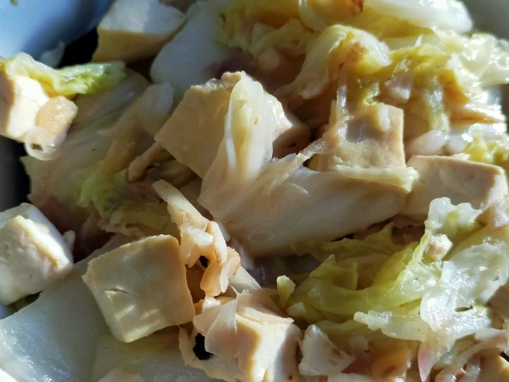 Cara Mudah Membuat Resep Tumis tahu dan sawi putih yang Enak Banget Anti Ribet, Menggugah Selera