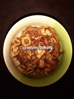 Foto resep Cumi Jamur Oseng Mercon