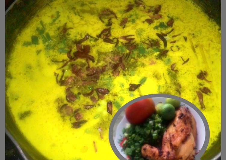 Cara Gampang Menyiapkan Soto ayam santan Anti Gagal