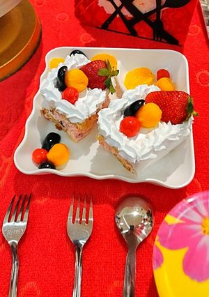 Fruit Flan (ताजा फल का केक) रेसिपी मुख्य फोटो