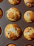 Muffins com gotas de chocolate