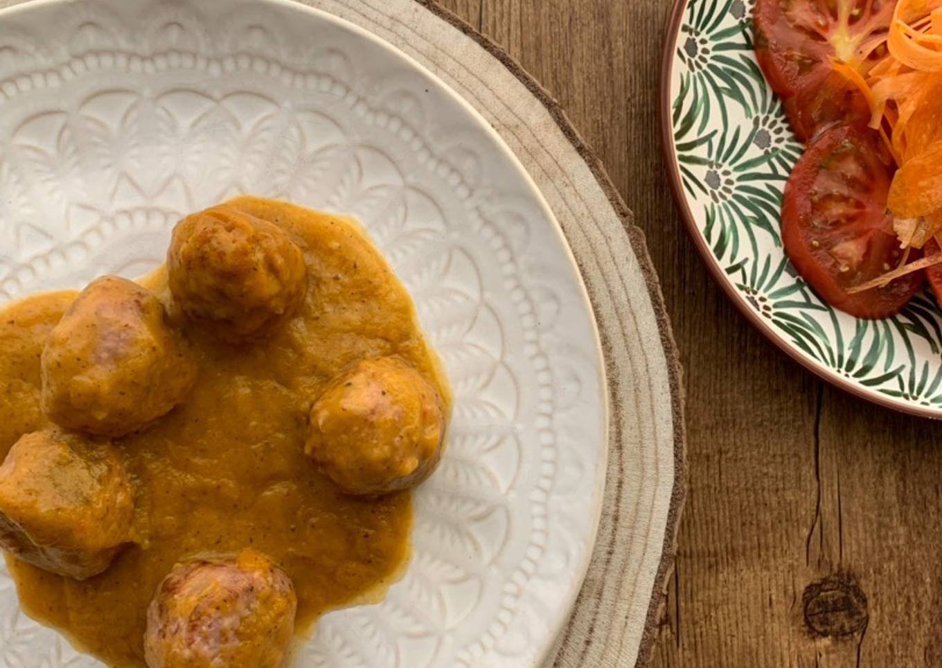 Albóndigas en salsa de verduras