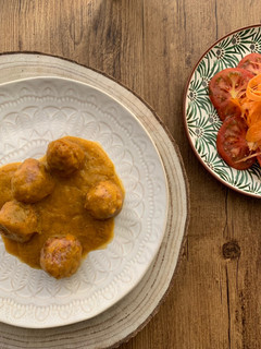 Una foto de Albóndigas en salsa de verduras
