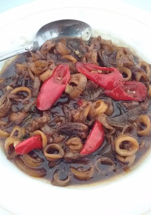 Foto resep Cumi2 hitam manis
