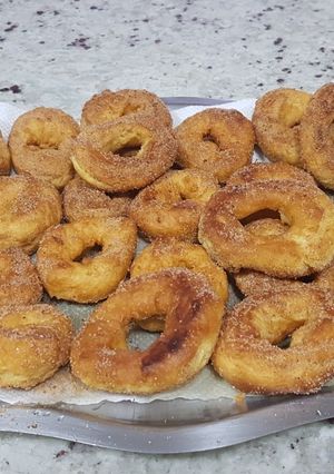 Una foto de Roscos de flan