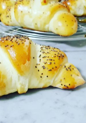 Une photo de Croissants salés