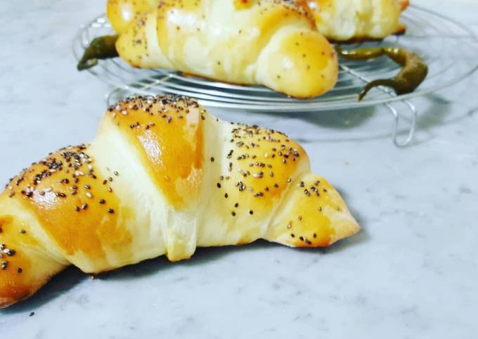 Croissants salés