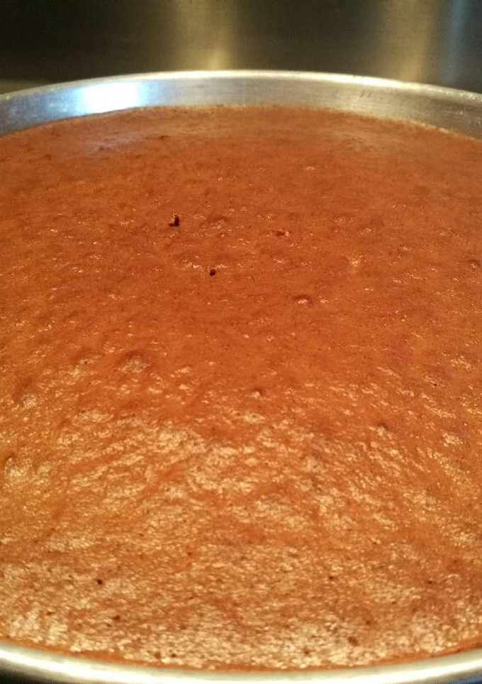 Una foto de Bizcocho de chocolate (sin gluten y sin leche)