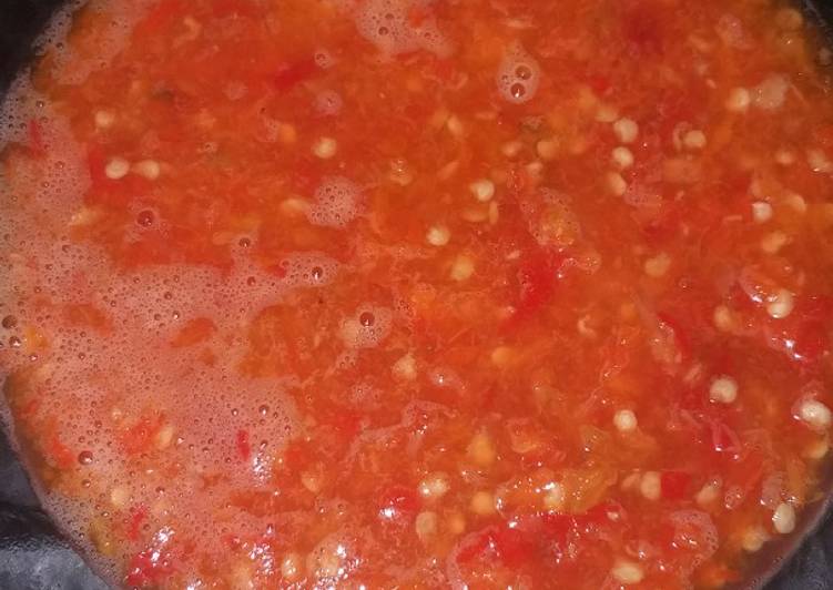 Resep Sambel dadak Anti Gagal