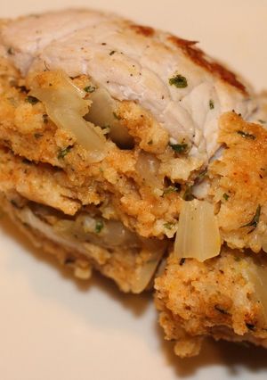 A picture of Stuffed Pork Chops.